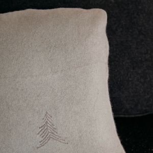 Cashmere Cushion light grey - Forsthofgut Home Collection 2