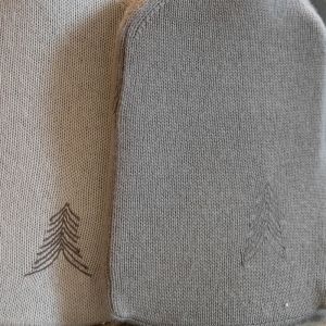 Cashmere Hot Water Bottle light grey - Forsthofgut Home Collection 0