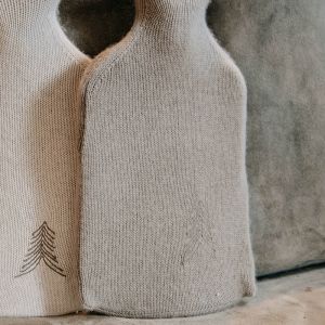 Cashmere Hot Water Bottle light grey - Forsthofgut Home Collection 1